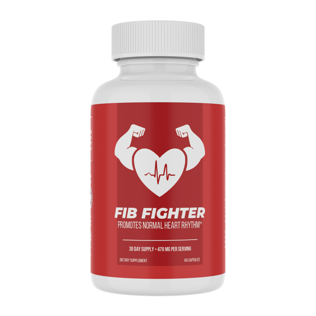 Fib Fighter- Heart Rhythm Support Supplement Doctor-Developed | CoQ10, Magnesium and Vitamin C | Supports Normal Heartbeat and Cardiovascular Health | Vegan, Non-GMO | Made in USA | 60 Capsules - 30 Day Supply